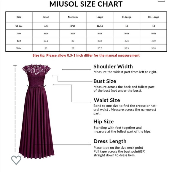 Miusol Formal Floral Lace Evening Maxi Dress - Picture 6 of 6